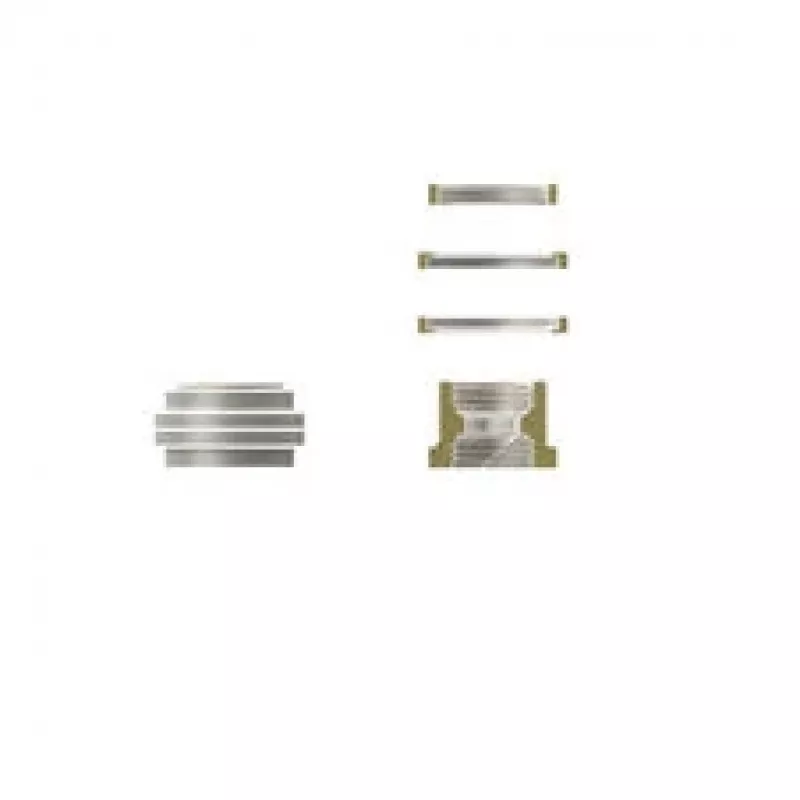 Thermal Grizzly DeltaMate Pass Through – water-cooling fitting, Matt Nickel, 1 pcs. (TG-DM-FIT-0216)