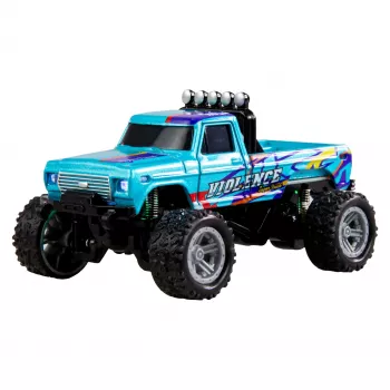 RC Monster Truck Amewi DieCast 1:64 RTR Blue – die-cast 1:64 scale, ready-to-run