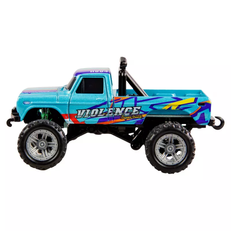 RC Monster Truck Amewi DieCast 1:64 RTR Blue – die-cast 1:64 scale, ready-to-run