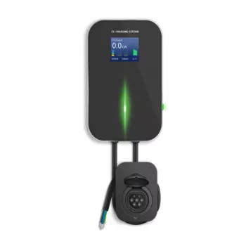 Extralink BS20-BA-22kW-APP Type A 32A 22kW Electric Car Charger, 3 Phases, LCD Screen, App, 6.1m