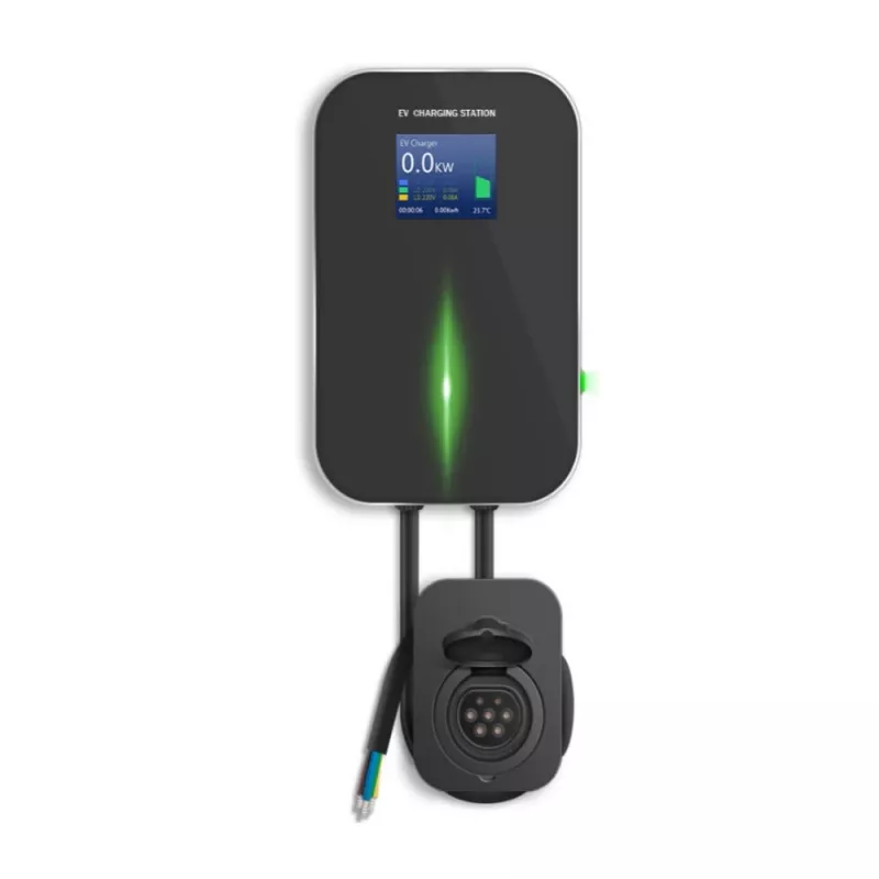 Extralink BS20-BA-22kW-APP Type A 32A 22kW Electric Car Charger, 3 Phases, LCD Screen, App, 6.1m
