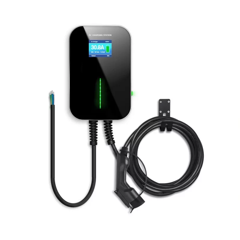 Extralink BS20-BC-22kW-APP Electric Car Charger Type 2 32A 22kW, 3 Phases, LCD Screen, App, 6.1m