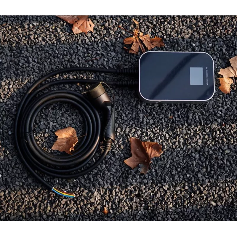 Extralink BS20-BC-22kW-APP Electric Car Charger Type 2 32A 22kW, 3 Phases, LCD Screen, App, 6.1m