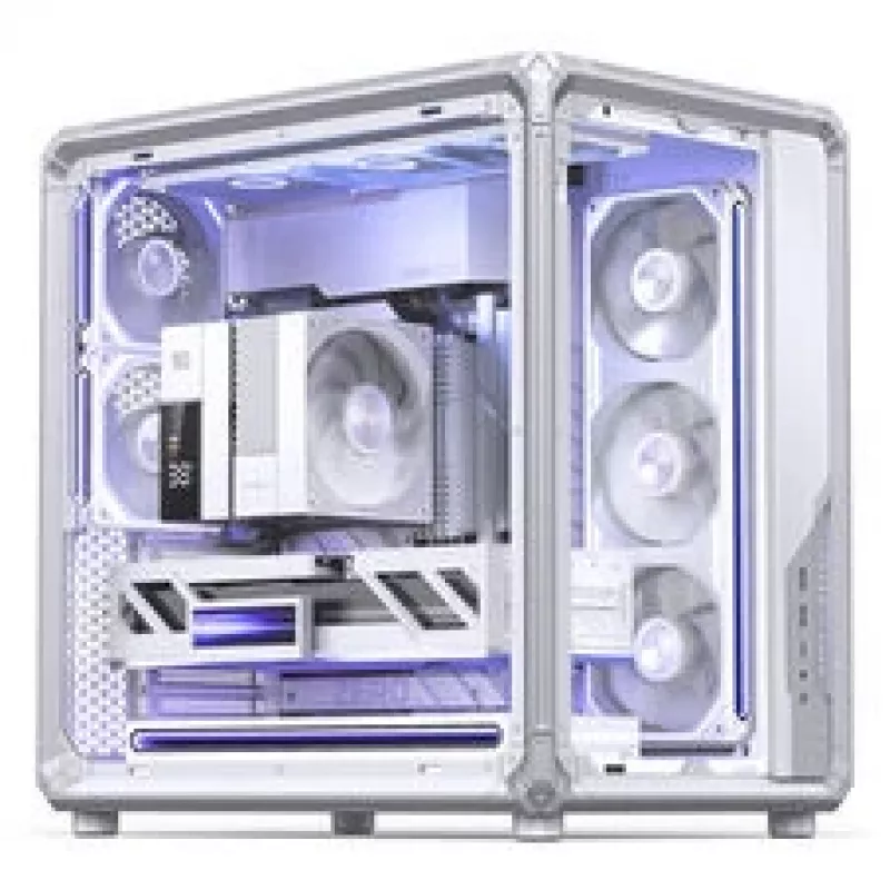 Jonsbo X400 PC-Enclosure, Midi Tower, ATX, Tempered Glass - White