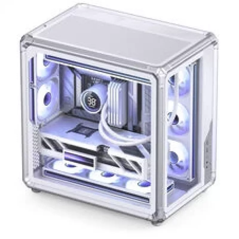 Jonsbo X400 PC-Enclosure, Midi Tower, ATX, Tempered Glass - White