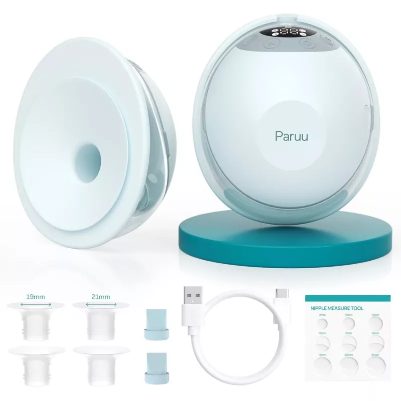 Paruu P20 HANDS-FREE Wearable Breast Pump Green Double Pack