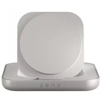 Wireless Magnetic Nightstand Charger Zens ZESC20W/00 — white, MagSafe-compatible 15W wireless charging