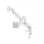 Monitor mount GEMBIRD MA-DA2-06-W for 17–32 inch screens, desk clamp/rail mounting, white