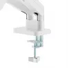 Monitor mount GEMBIRD MA-DA2-06-W for 17–32 inch screens, desk clamp/rail mounting, white