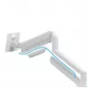 Monitor mount GEMBIRD MA-DA2-06-W for 17–32 inch screens, desk clamp/rail mounting, white