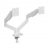 Monitor mount GEMBIRD MA-DA2-06-W for 17–32 inch screens, desk clamp/rail mounting, white