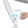 Monitor mount GEMBIRD MA-DA2-06-W for 17–32 inch screens, desk clamp/rail mounting, white