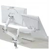 Monitor mount GEMBIRD MA-DA2-06-W for 17–32 inch screens, desk clamp/rail mounting, white