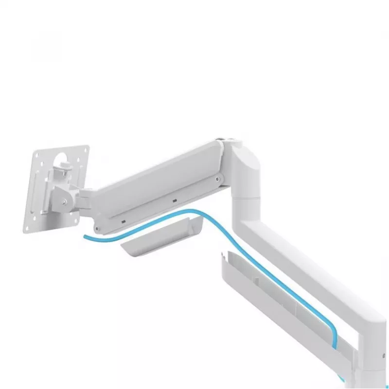 Monitor mount GEMBIRD MA-DA2-06-W for 17–32 inch screens, desk clamp/rail mounting, white