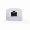 Wall-mounted shielded network socket GEMBIRD 1×RJ45 Category 6A FTP