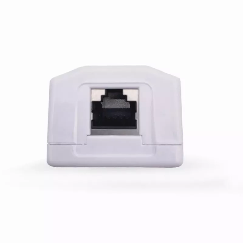 Wall-mounted shielded network socket GEMBIRD 1×RJ45 Category 6A FTP