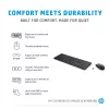 HP 230 Wireless Mouse and Keyboard Combo, Full-size, Wireless, RF Wireless, Membrane, Black, Mouse included