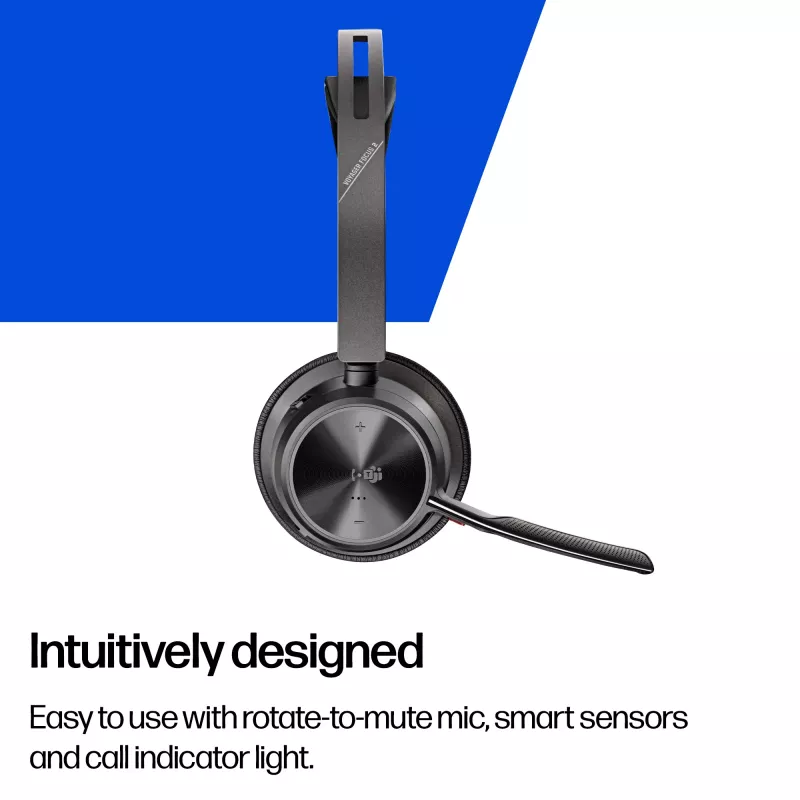 HP Poly Voyager Focus 2-M USB-C-C Headset USB-C/A Adapter Poly+ 3years