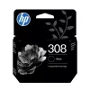 HP 308 2-Pack Black/Tri-color Original Ink Cartridge Combo, Standard Yield, Black, Cyan, Magenta, Yellow, Dye-based ink, Pigment-based ink, 2 pc(s), 160 pages