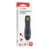 Verbatim Keynote Wireless Presenter with LCD Display, RF, USB, 30 m, Black