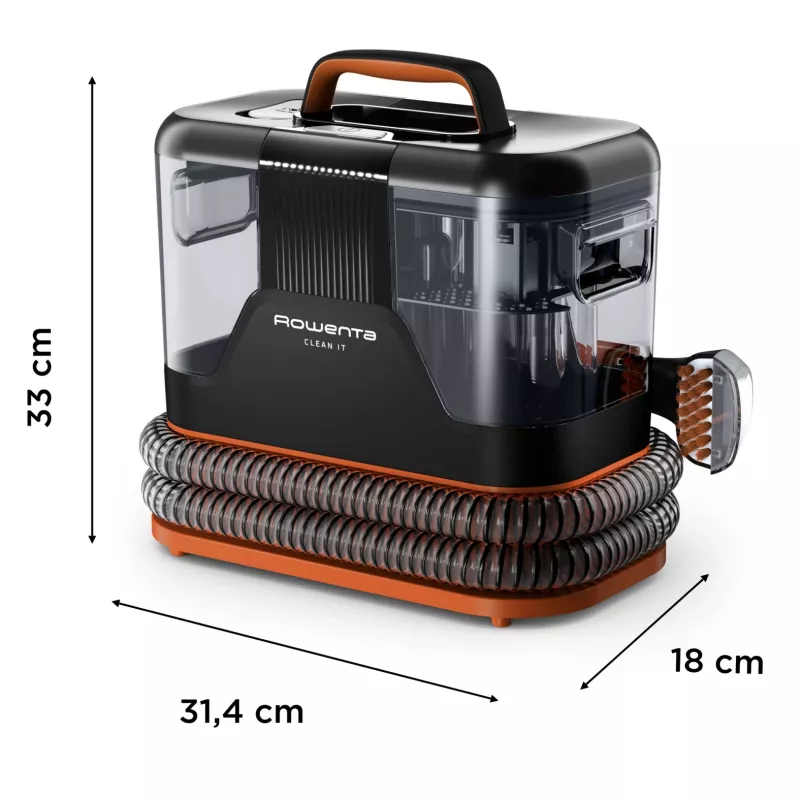 Vacuum cleaner Rowenta Clean It IN5011F0 — wet & dry, bagless, water filtration, 1.5 L, 400 W