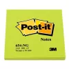 3M 654-NG note paper Square Green 100 sheets Self-adhesive