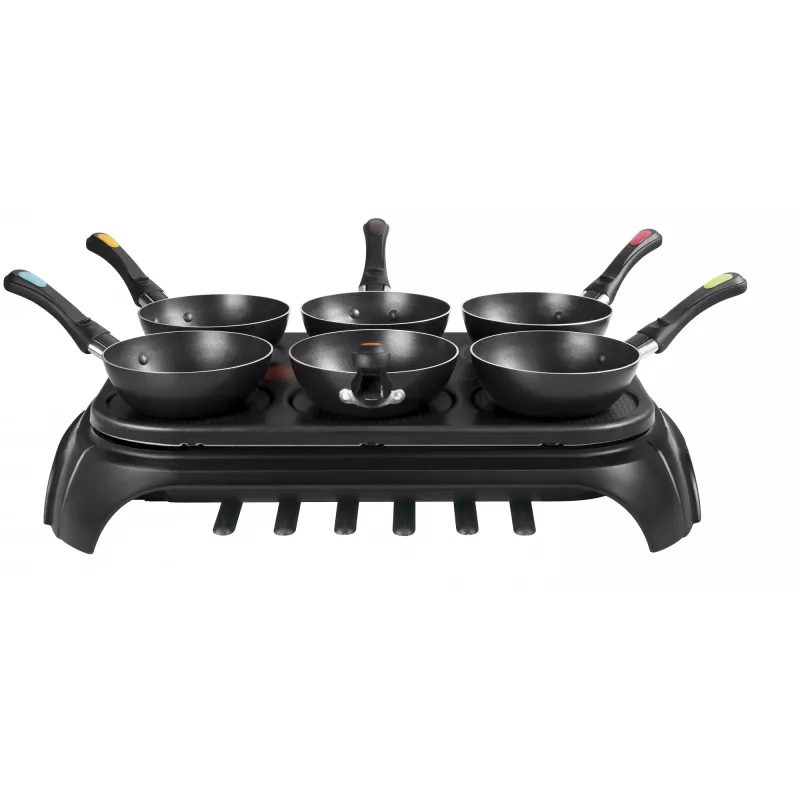 Tefal WokParty Duo PY5828 Black, Stainless steel 1000 W