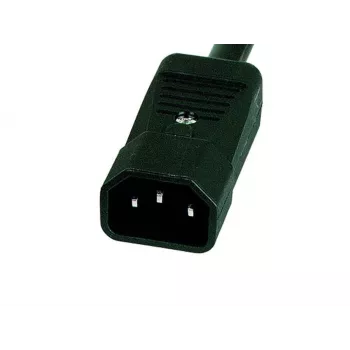 19in Power Strip 6-Way CEE7, Connection Cable 2.35m, Black - for Connecting Devices with Standard Earthed Plug to UPS (808892)