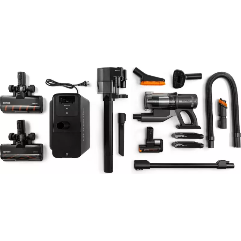 Gorenje SVC296749NEBL 2-in-1 stick vacuum Battery Dry HEPA Bagless 0.6 L 550 W Anthracite