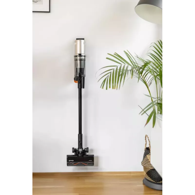 Gorenje SVC259441NFGO 2-in-1 stick vacuum Battery Dry HEPA Bagless 0.6 L 350 W Gold