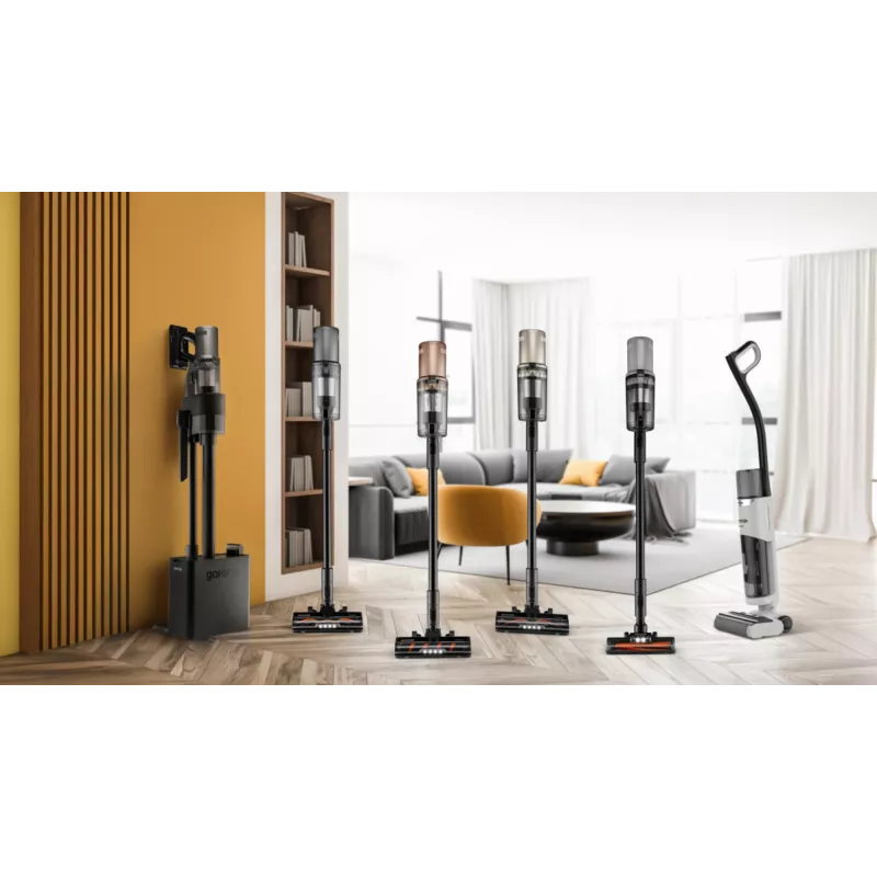 Gorenje SVC259441NFGO 2-in-1 stick vacuum Battery Dry HEPA Bagless 0.6 L 350 W Gold