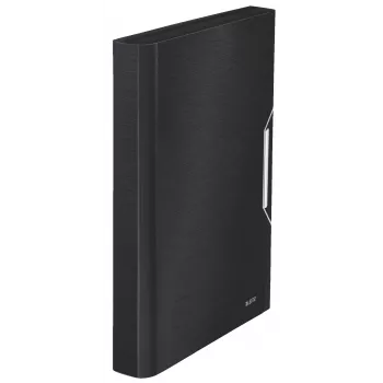 Leitz Expanding Concertina File Style PP, A4, Polypropylene (PP), Black, 250 sheets, 80 g/m², 6 pockets