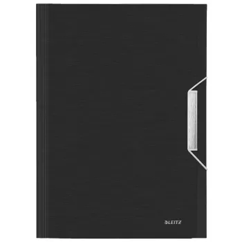 Leitz Expanding Concertina File Style PP, A4, Polypropylene (PP), Black, 250 sheets, 80 g/m², 6 pockets