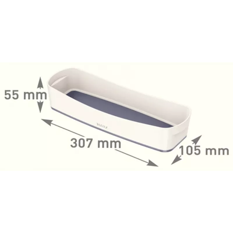 Esselte 5258-10-01 Storage tray Rectangular Acrylonitrile butadiene styrene (ABS) Grey, White