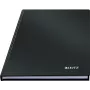 Leitz Notebook Solid Hardcover A5 Ruled 90 gram 80 sheets, Monochromatic, Black, A5, 80 sheets, Glossy, 80 g/m²