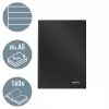 Leitz Notebook Solid Hardcover A5 Ruled 90 gram 80 sheets, Monochromatic, Black, A5, 80 sheets, Glossy, 80 g/m²