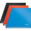 Leitz Notebook Solid Hardcover A5 Ruled 90 gram 80 sheets, Monochromatic, Black, A5, 80 sheets, Glossy, 80 g/m²