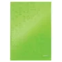 Leitz Notebook WOW A4 Ruled with hardcover 90g/80sheets, Pattern, Green, A4, 80 sheets, 80 g/m², Lined paper