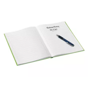Leitz Notebook WOW A4 Ruled with hardcover 90g/80sheets, Pattern, Green, A4, 80 sheets, 80 g/m², Lined paper