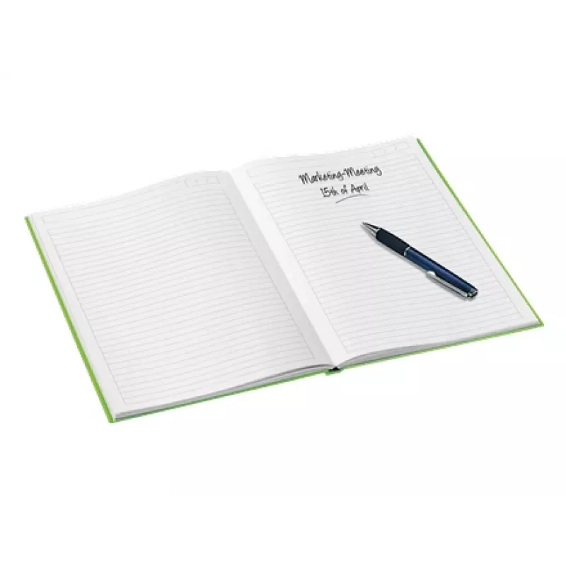 Leitz Notebook WOW A4 Ruled with hardcover 90g/80sheets, Pattern, Green, A4, 80 sheets, 80 g/m², Lined paper