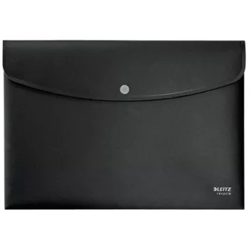 Leitz Recycle Document Wallet, Signature folder, A4, Polypropylene (PP), Black, Matt, Landscape