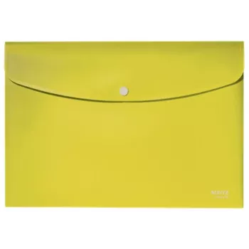 Leitz Recycle Document Wallet, Envelope folder, A4, Polypropylene (PP), Yellow, Landscape, 60 sheets