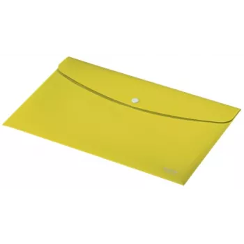 Leitz Recycle Document Wallet, Envelope folder, A4, Polypropylene (PP), Yellow, Landscape, 60 sheets