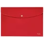 Leitz Recycle Document Wallet, Envelope folder, A4, Polypropylene (PP), Red, Landscape, 60 sheets