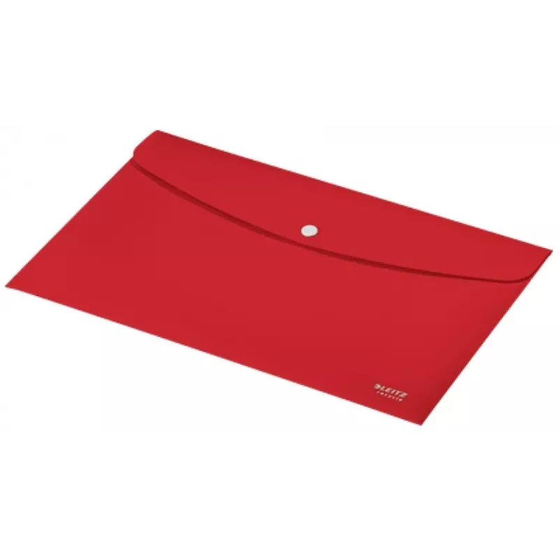 Leitz Recycle Document Wallet, Envelope folder, A4, Polypropylene (PP), Red, Landscape, 60 sheets