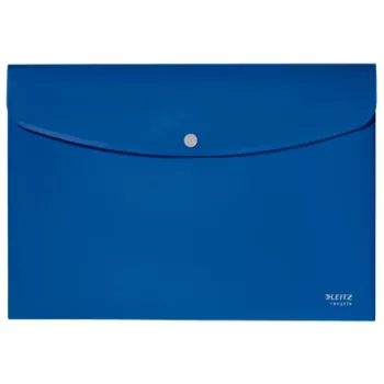 Leitz Recycle Document Wallet, Envelope folder, A4, Polypropylene (PP), Blue, Landscape, 60 sheets