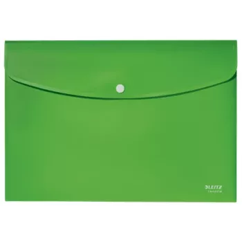 Leitz Recycle Document Wallet, Envelope folder, A4, Polypropylene (PP), Green, Landscape, 60 sheets
