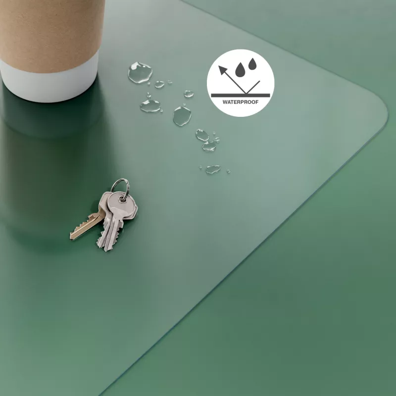 Leitz Large Transparent Desk Mat, Transparent, Polyvinyl chloride (PVC), 360 mm, 700 mm, 1 mm, 300 g