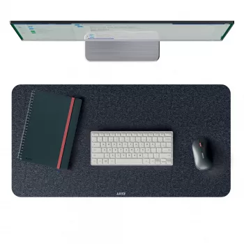 Leitz Large Felt Desk Mat, Dark Grey, Felt, 360 mm, 700 mm, 3 mm, 400 g