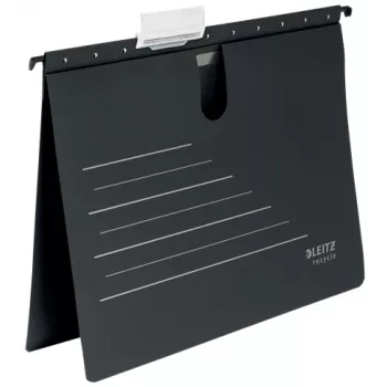 Leitz Alpha® Recycle Card Suspension Binder, A4, Black, Cardboard, 348 mm, 2 mm, 270 mm